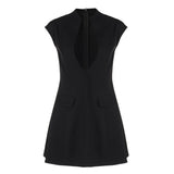 women's clothing summer new sexy short skirt waist slim A-line skirt hot girl French temperament dress