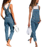 birthday outfit Women's New Casual Fashion Denim Suspender Pants Women's Pants plus Size Women's Pants Solid Color Jeans