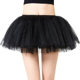 high-end short mesh tutu skirt adult A-line pleated sexy hot girl pure desire tutu skirt