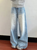 Y2k Vintage Baggy Jeans Woman Korean Fashion Denim Pants Harajuku Streetwear Kpop Casual Trousers Japanese Style Spring