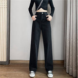 vintage spring 2022 womens fashion high waist Women's Wide leg jeans baggy woman denim capris Pants jean mom jeans trousers