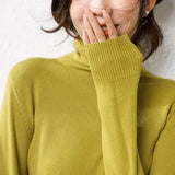 Autumn Winter Sweater Turtleneck Slim Fit Basic Pullovers 2023 Fashion Korean Knit Tops Bottoming Womens Sweater Stretch Jumpers