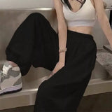 Hiqdress Oversize Sweatpants For Women High Waist Sports Pants Fashion Casual Baggy Pants Female Joggers Streetwear Harajuku Trousers