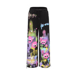 HiqdressJapanese Y2K Graffiti Sweatpants Women Harajuku Kawaii Cute Pink Sports Pants Oversized Subculture Egirl Wide Trousers