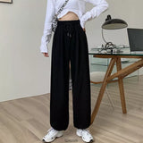 HiqdressWomen pants Black Jogging Sweatpants Women for pants Baggy Sports Pants Gray Jogger High Waist Sweat Casual Female Trousers