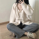 Women Cardigan Sweater Fashion Streetwear Female Loose Knitted Coats Casual All Match Korean Hooded Jacket Autumn New