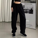 HiqdressWomen pants Black Jogging Sweatpants Women for pants Baggy Sports Pants Gray Jogger High Waist Sweat Casual Female Trousers