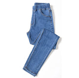 6XL 5XL 4XL Women's Skinny Jeans Elastic High Waist Cotton Polyester High Stretch Slim Pencil Pants Mom Denim Trousers