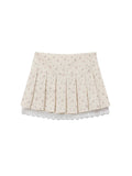 Summer Women Ballet Core Lace Mini Pleated Skirt Mori Girl Gyaru Coquette 2000s Aesthetic A-line Micro Skirt Kpop Kawaii Club