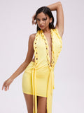 Y2k Asymmetrical design Cropped Dress Mini Dress