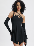 Regular Fit Spaghetti Street Dress