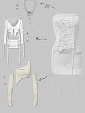 Street White Dress Mini Dress